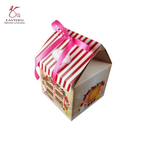 Buy Recyclable Easy to Assemble Cupcake Box | Eco-Friendly Hut Shape Cake Packaging at wholesale prices
