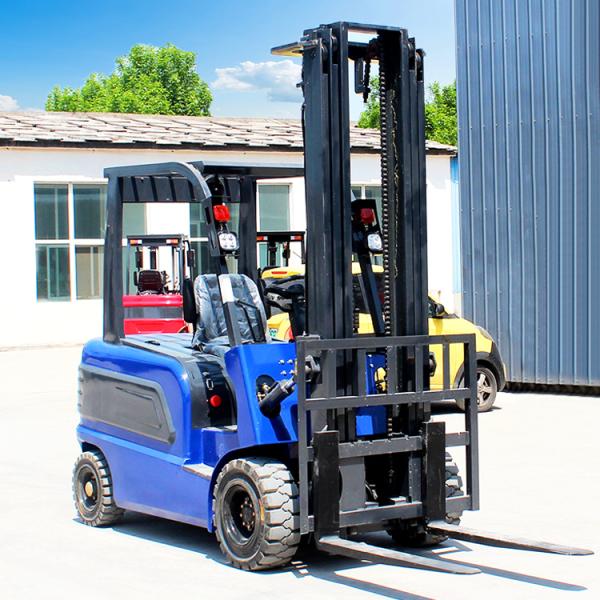 1 Ton 2 Ton 3 Ton Safe and Low Price Four Wheels Electric Forklift Truck Made in China