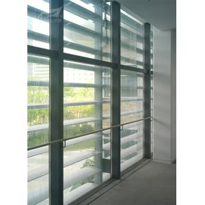 Quality Commercial Aluminum Wall Louvers , Architectural Sun Control System Office for sale