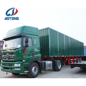 Aluminum Alloy Dry Van Semi Trailer with Open Wing Design and Dual Line Braking