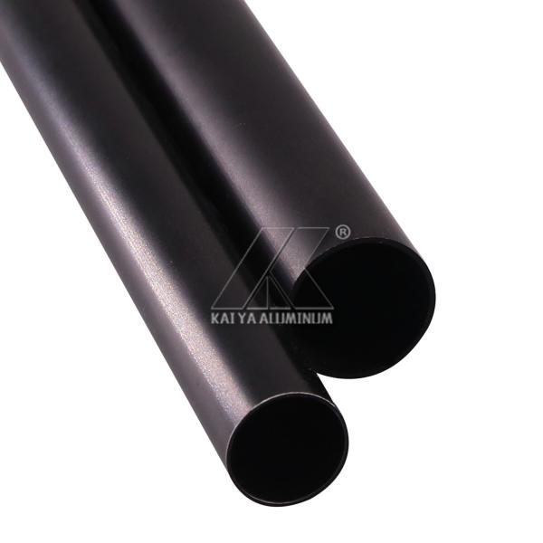 Black Anodised Aluminium Tube Profiles 7005 T8 For Aviation Ships