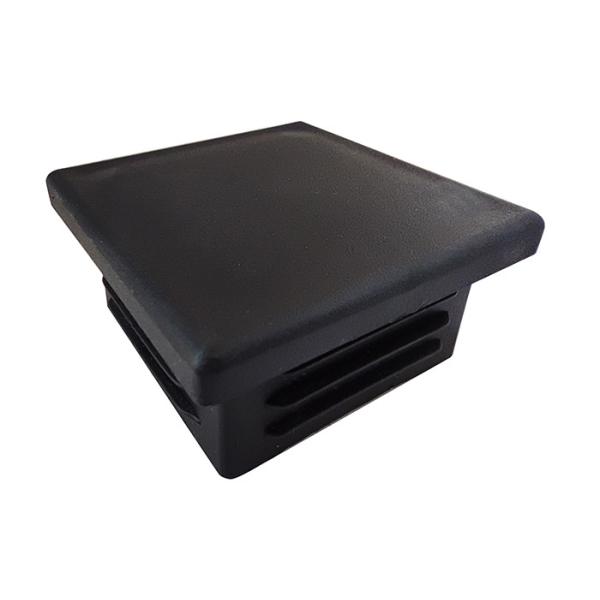 2 In. X 2 In. Black Square Plastic Post Cap For Fence 50mmx50mm 100mmx100mm