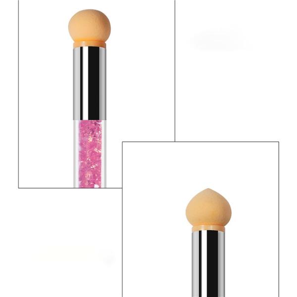 Nail Gradient Shading Pen Double Head Sponge Acrylic Nail Brush for Nail Art Painting