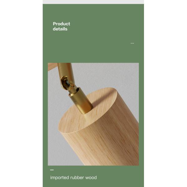 Wood Led Ceiling Lamp With Spot Lights For Living Room Bedroom Corridor Home track lighting(WH-WA-46)