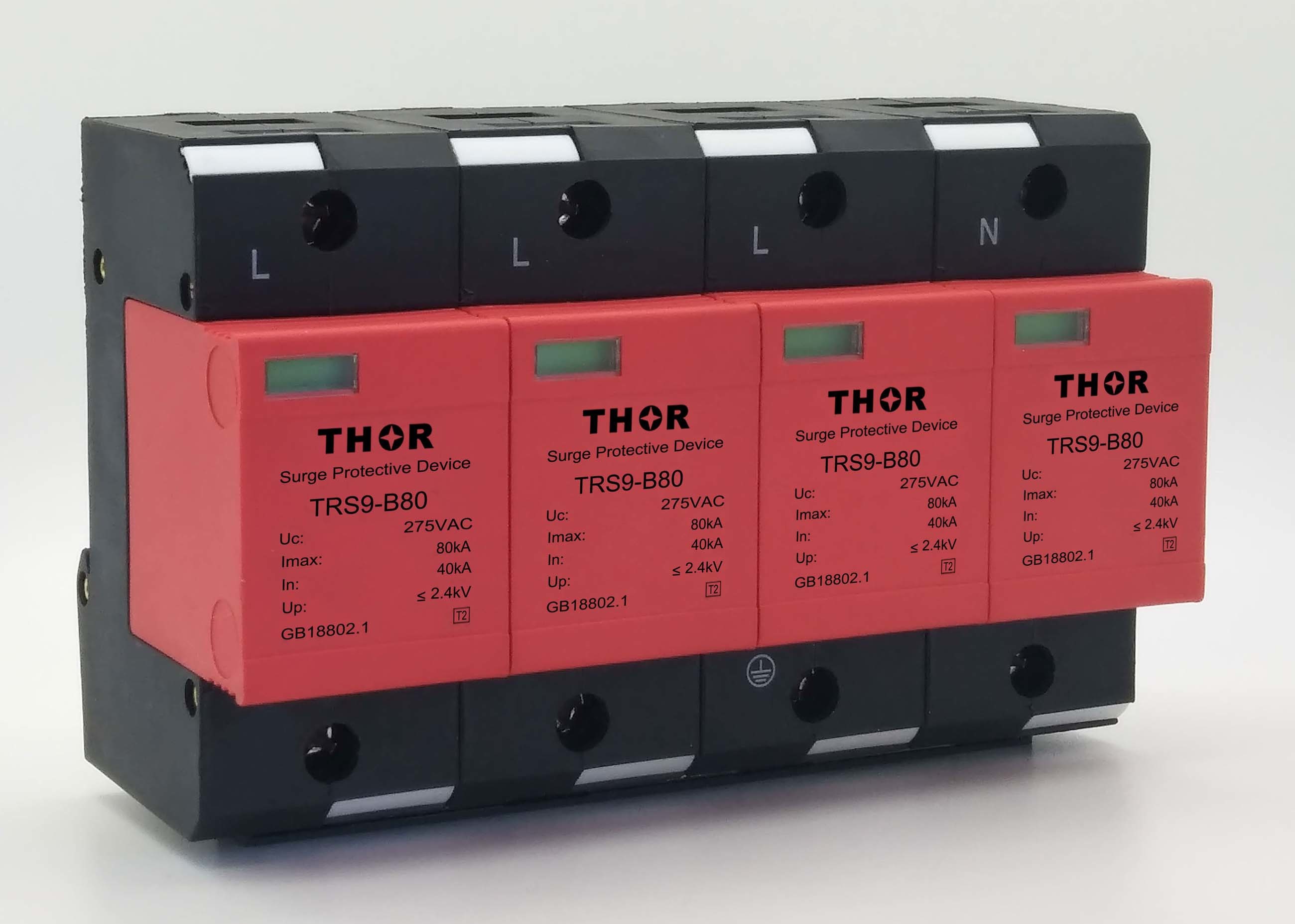 Quality Power Lightning Surge Arrester Fast Response Time , Industrial Surge Protection Devices for sale