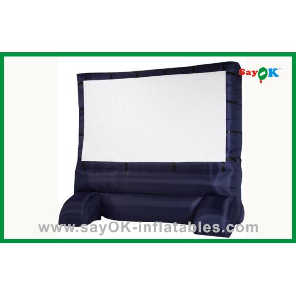 Inflatable Outdoor Screen Mini Inflatable Movie Screen For Home Blow Up Movie