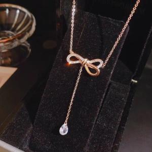 Engraved Gold Name Plate Stainless Steel Womens Necklace