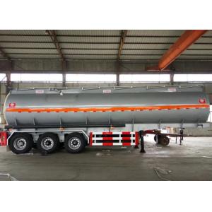 Quality 60 CBM Oil Tank Truck 3 Axles Semi Flatbed Trailers For Oil Fuel Transport for sale