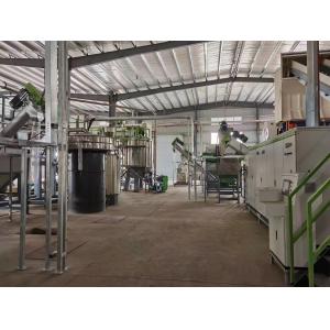 PP HDPE Plastic Washing Recycling Machine / Milk Bottle Recycling Washing