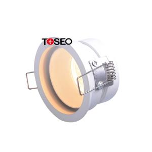 Round 76mm Recessed Mounted LED Downlight Fixture Pure Aluminium