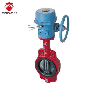 Ductile Iron DN50-DN600 300PSI Wafer Butterfly Valve API598