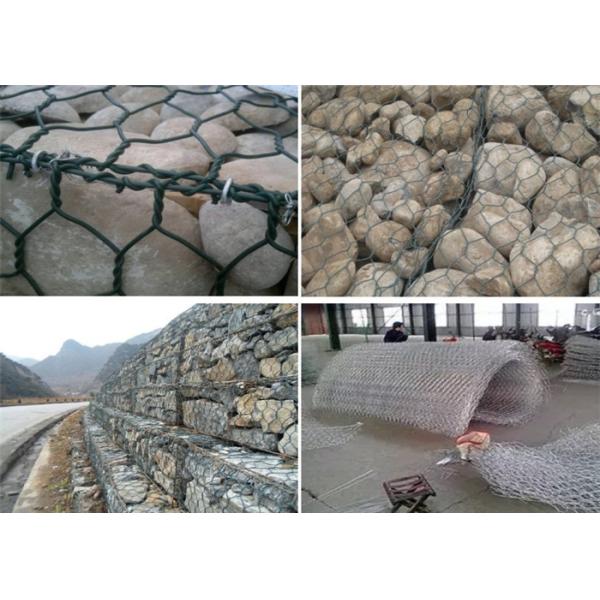 Galfan Coated Gabion Mattress For River Bank Protection 80*100mm