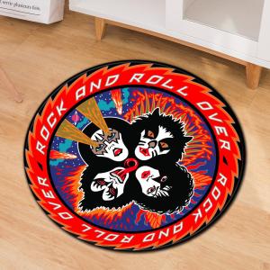 Planet Round Area Rugs Machine Washable Gaming Chair Rug