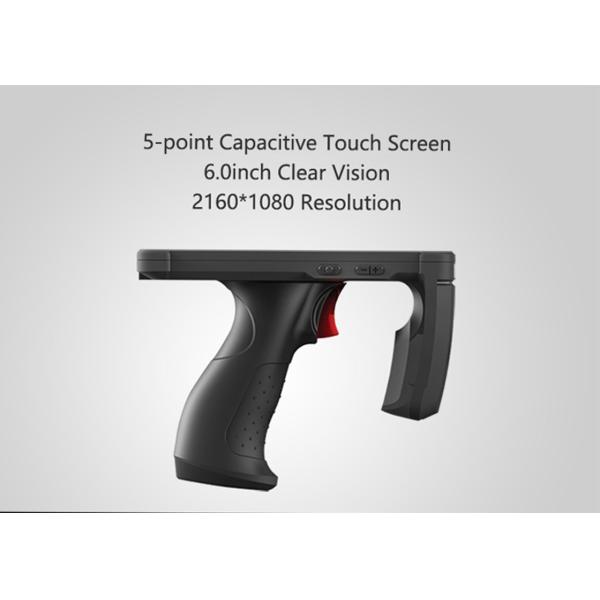 Quality Android 8.1 Octa-Core 2.0GHz 4GB ROM Wifi Bluetooth Mobile Rfid Reader GPRS GSM 4G Pistol Rugged Android Handheld PDA for sale