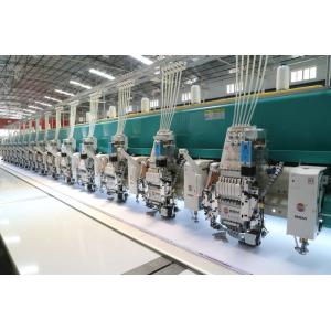 China Flat Chenille Commercial Multi Head Embroidery Machine 6 Needles 43 Heads on sale