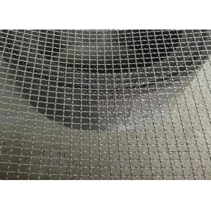 White Steel Crimped Wire Mesh Unidirectional Bending Metal Wire Mesh
