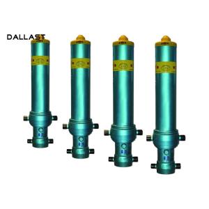 China Single Acting Chrome Tipper Trailer Dump Truck Hydraulic Cylinder on sale