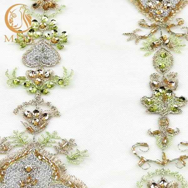 Special Wedding Lace Fabrics Material Water Soluble Handwork 135cm Width