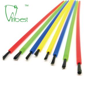 China Plastic Polyprophylene Handle Dental Micro Applicators Brush Nylon Thread on sale China Plastic Polyprophylene Handle Dental Micro Applicators Brush Nylon Thread on sale