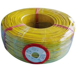 China Fiberglass Jacket Extension Thermocouple Cable With Yellow Fiberglass Insulation on sale