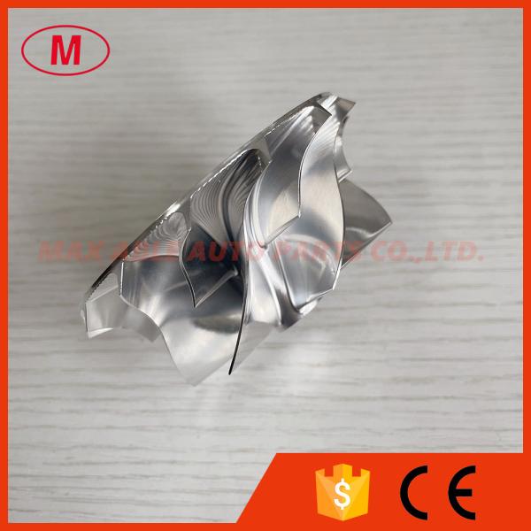 Custom reverse 64.00/80.00mm 7+7 blades LEP style high performance turbo milling/Aluminum 2618/billet compressor wheel