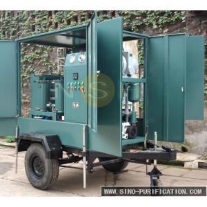 Vacuum Transformer Oil Dehydration Plant NSH Trailer Type Mobile Double Stage