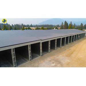 Painted Light Structural Construction Materials Prefab Metal Steel Buildings Warehouses