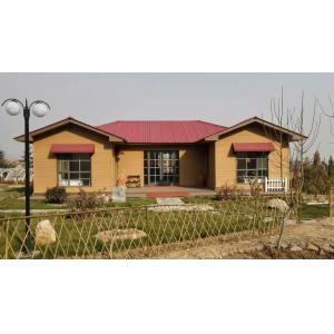 Quality Long life time prefabricated construction , WPC House with Light Gauge Frame for sale