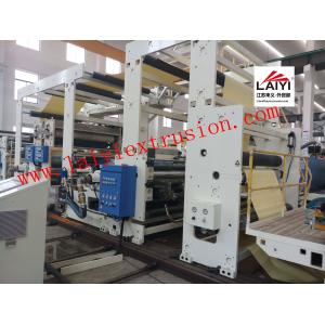 Jumbo Roll Adhesive Coating Machine , Environmental Friendly Large Laminating Machine