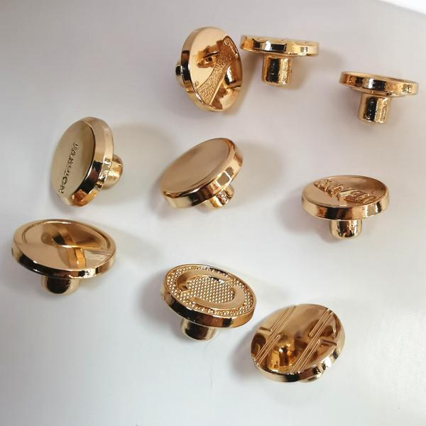 Factory wholesale custom LOGO high quality metal zinc alloy jeans button