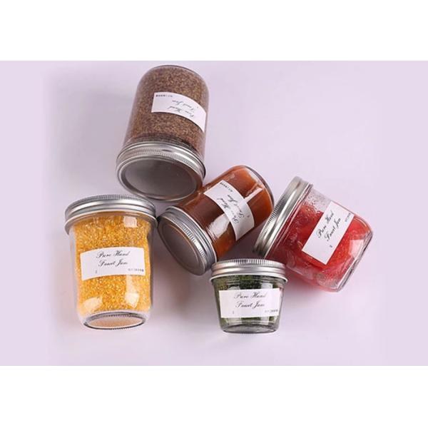 Household Empty Glass Jars / Miniature Glass Bottles SGS Certification