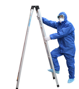 Quality Dark Blue Disposable Protective Suit for sale