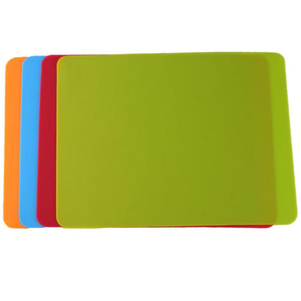 Soft Foldable Silicone Food Table Mat Baking Mat Rectangle Shape for Table Decoration