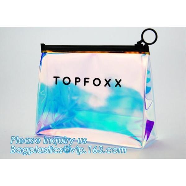 Frosted Poly Vinyl Zip lockk Slider Closure Clothes Packaging Bag, slider zipper PVC bag clear vinyl cosmetic bag, File Ba