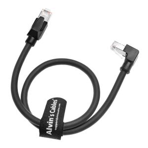 Alvin's Cables 90° Up Angle Cat6 Cable 1m Shielded Profinet PLC