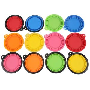 Top selling 350/750/1000/1500ml Foldable Pet Food Water Feeding Portable Travel