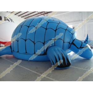Digital Printing Blue Custom Shaped Balloons with Tortoise Shape made by 0.18mm