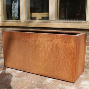 Laser Cut Rust Finish Corten Steel Planter