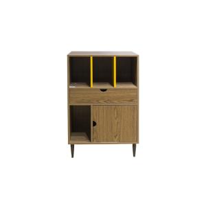 China 4 Open Shelves Metal Tube Legs 96CM Bedroom Accent Cabinet on sale