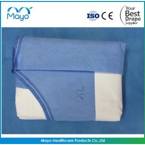 SMS Non-woven Sterile Disposable Surgical Gown with hand towel