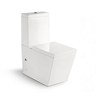Buy SanitaryWare Ceramic WC with 10cm/4inch diameter outlet Bathroom Washdown Two-piece Toilet at wholesale prices