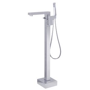 China Sleek Morden Style Floor Standing Bath Shower Mixer For Bathroom T8530A on sale