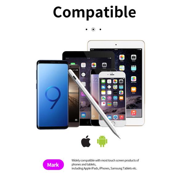 14cm White Writing Stylus For Professional Writing And Drawing