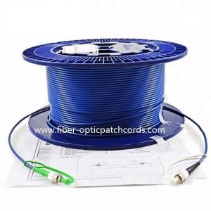 20m 30m Armored PM Fiber Optic Patch Cord With FC APC Connectors 3mm Coring