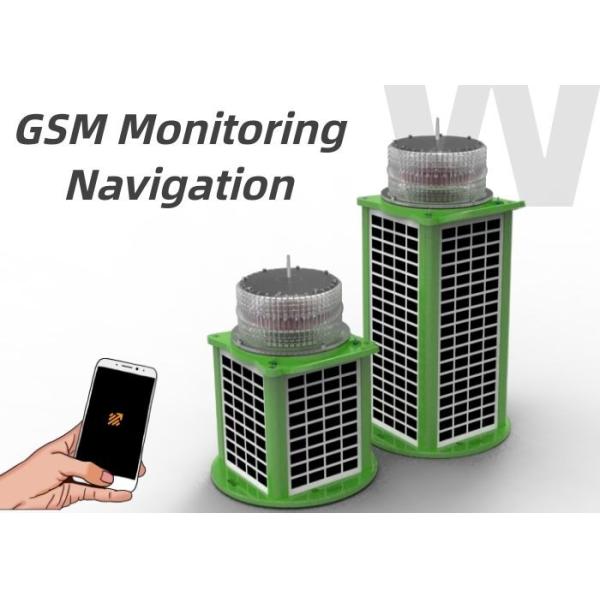 Buy GSM Monitoring Solar Buoy Lights 10nm Visibility Integrated Construction at wholesale prices
