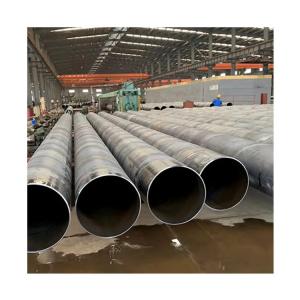 Quality Q235 Q345 Carbon Steel Round Spiral Welded Tube Steel Alloy Pipe A106 Q195 for sale