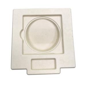 Compostable Bamboo Paper Tray Shockproof Staticproof For Cat Toy