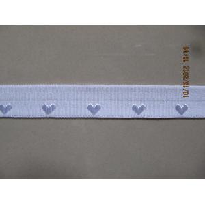 Lowest Price Heart Design Foldover Elastic Band,Nylon Folder Elastic Manufactuer
