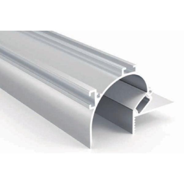 Recessed Mounted Semicircle Led Aluminum Profile Without Border For Cove