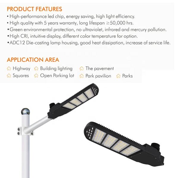 85V - 265V Modular LED Solar Street Lights Energy Saving 50w 100w